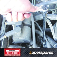 Toledo Crowfoot Wrench Set 3/8" Square Drive - Metric Flexible Flared