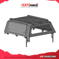 4X4FORCE Ute HD 200KG Steel Tub Canopy Load for Toyota Hilux Dual Cab 05-On