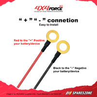 4X4FORCE 3-Meter 1-Way Wiring Loom Harness Kit With Toggle ON/OFF Switch