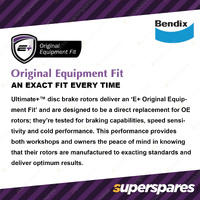 Bendix Front Ultimate+ Disc Brake Rotors for Audi A3 8YA 8YS Q2 GA Q3 F3 340mm