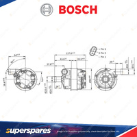 1Pc Bosch Auxiliary Water Pump 0392024058 - Voltage 12V High Performance