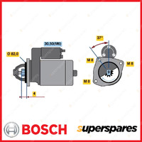 Bosch Starter Motor for Fiat Ducato 244 2.3L 2.8L Diesel 2005 - 2011