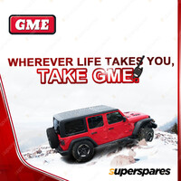 GME 50mm Wrap-Around Bullbar Bracket - 3mm Stainless Steel Finish MB103SS