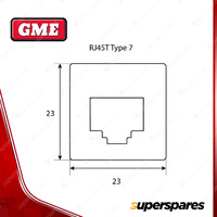 GME RJ45 Pass-Through Adaptor for Mazda BT-50 3rd Generation 10/2021 on