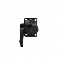 GME Double Swivel Rectangular Antenna Base ABL012B to Suit AW36xx Whips - Black