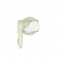 GME Single Swivel Round Antenna Base ABL015 to Suit AW36xx Whips - White