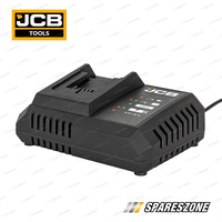 JCB Tools 18V 9A Fast Charger Output Voltage 20.5V DC - Over-Charge Protection