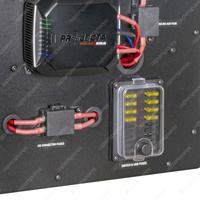 Projecta 12V DC Power Managment Board Heavy-Duty Input/Output Battery Connectors