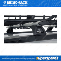 Rhino Rack Small XTray RMCB01 - 200x1200x900mm Black Powder-Coated Steel