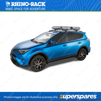 Rhino Rack Large XTray RMCB02 - 150x1480x1090mm Black Powder-Coated Steel