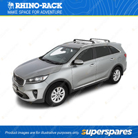 Rhino Rack Vortex RVP Black 2 Bar Roof Rack RVP87 - Factory Mounting Point