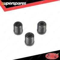 SAAS Carbon Fibre Car Gear Stick Shift Knob - Aluminium 90mm Customisable