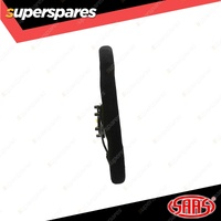 SAAS Steering Wheel 14 Inch Black Suede Flat Bottom + Indicator ADR Complied