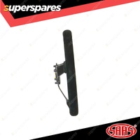 SAAS Steering Wheel 14 Inch Black Spoke Suede Drifter ADR Approved