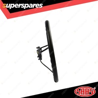 SAAS Steering Wheel 15 Inch Poly Classic Deep Dish Black Alloy Slots