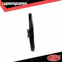 SAAS Steering Wheel 14 Inch Poly Octane Black Spoke Shallow 25mm Dish