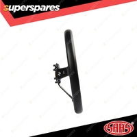 SAAS Steering 14 Inch Wheel Leather GT Deep Dish Black With Holes + Indicator