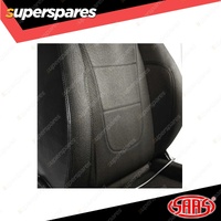 SAAS Seat Trax Premium Seat Black Cloth / PU Trim ADR Compliant Dual Recliner