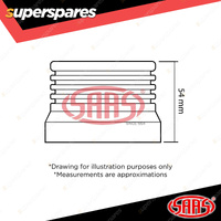 SAAS Steering Wheel Boss Kit Cast Alloy for Miscellaneous Boat Keyway Shaft