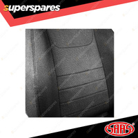 SAAS Premium Automotive Seat 4x4 Black Cloth Dual Recliner ADR Compliant