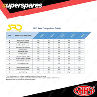 SAAS Seat SR4 Race Fixed Back FRP Black Offers Seat Comfort Side Support