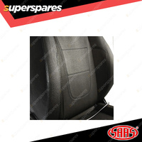 SAAS Premium Sports Seat 4x4 Black Cloth with PU Trim Dual Recliner ADR