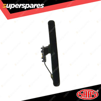 SAAS Steering Wheel Suede 14 inch Drifter Yellow Stitch ADR Compliant Dish