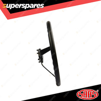 SAAS Steering Wheel Poly 15 inch Classic Deep Dish Black Alloy Solid