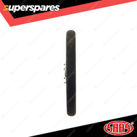 SAAS Steering Wheel Suede Corsa 330mm Black Indicator Contoured Grip 40mm Dish