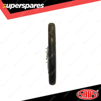 SAAS Steering Wheel Suede Pista 330mm Black Indicator Contoured Grip 40mm Dish