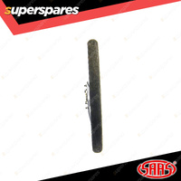 SAAS Steering Wheel Suede Sprint 350mm Black Indicator Rounded Grip 40mm Dish