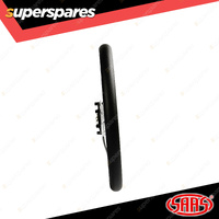 SAAS Steering Wheel PVC 14 inch Retro Brushed Spoke ADR Compliant Dish