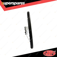 SAAS Steering Wheel Polyurethane 15 inch Classic Brushed Alloy With Holes ADR