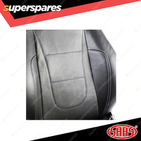 SAAS Trax Premium Seat 4x4 Black Genuine Leather Dual Recliner ADR Compliant