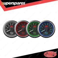 SAAS Turbo Boost Gauge Diesel 0-30 psi 52mm Black Face Muscle Series