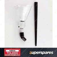 Toledo Filling Funnel Set - with Extension Tube and Polypropylene Adaptor