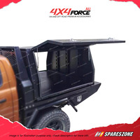 4X4FORCE 1750x1850x850mm Aluminium Canopy Tool Box for Isuzu D-Max Dual Cab