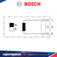 1Pc Bosch Crankshaft Position Sensor for Ferrari F50 W16 4.7L 383KW 1995-1997
