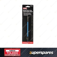 Toledo Brake Pad & Tyre Tread Gauge - with Steel Probe and Includes Probe Cover