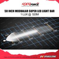 4X4FORCE 50 Inch Modular Slim Light Bar Adjustable LED Driving 4WD Offroad Lamp