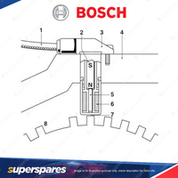 1Pc Bosch Crankshaft Position Sensor for Ferrari F50 W16 4.7L 383KW 1995-1997