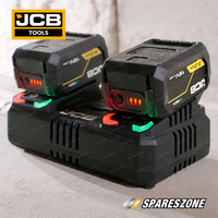 JCB Tools 18V 4.5A Dual Port Fast Charger - Overcharge & Thermal Protection