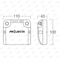 Projecta 12 Volt 100A Electronic Isolator Dual Battery 4WD Caravan