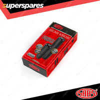 SAAS Carbon Fibre Car Gear Stick Shift Knob - Aluminium 90mm Customisable