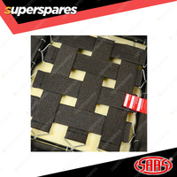 SAAS Premium Automotive Seat 4x4 Black Cloth Dual Recliner ADR Compliant