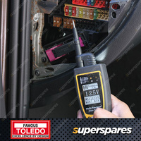 Toledo 12-24V Circuit Tester - Professional Multi-Function Ergonomic Handle