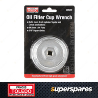 Toledo Oil Filter Cup Wrench for Toyota Landcruiser Prado GRJ150 151 RAV4 Tarago