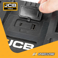 JCB Tools 18V 4.5A Dual Port Fast Charger - Overcharge & Thermal Protection