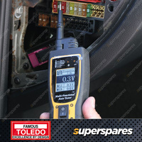 Toledo 12-24V Circuit Tester - Professional Multi-Function Ergonomic Handle