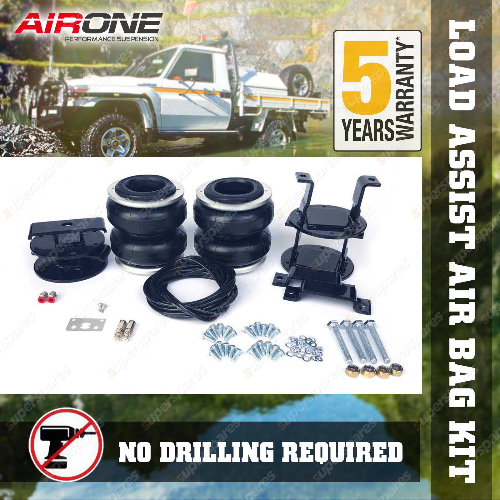 Rear Heavy Duty Air Bag Suspension Load Assist Kit for Foton Tunland